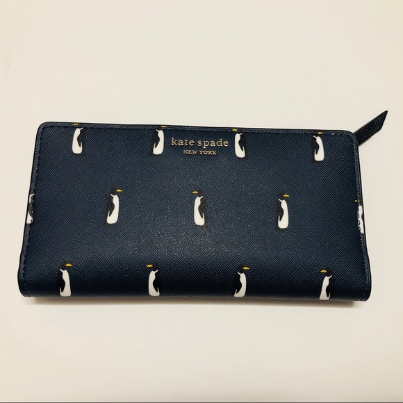 penguin kate spade wallet